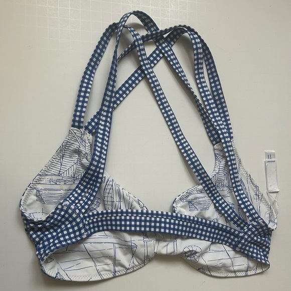 Vineyard Vines Gingham bikini top size S - Picture 2 of 7